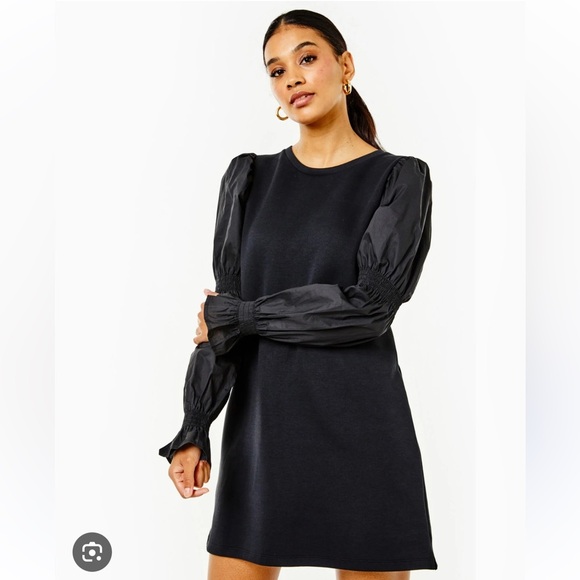 Addison Bay Soft Luxe Prep Black Dress M - Picture 1 of 11
